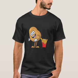Camiseta Batata Fazendo Batatas Fritas - Comedor de Fast Fo