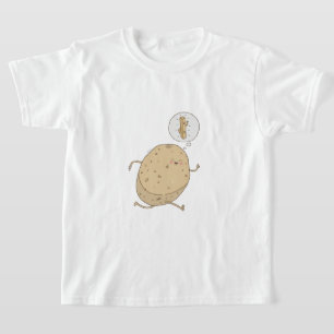 Camiseta Batata Fofo Correndo Divertida por somoh
