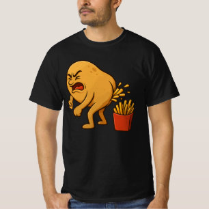 Camiseta Batata Francesa Que Faz Caca l Batata Frita Engra