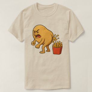 Camiseta Batata Francesa Que Faz Caca l Batata Frita Engra