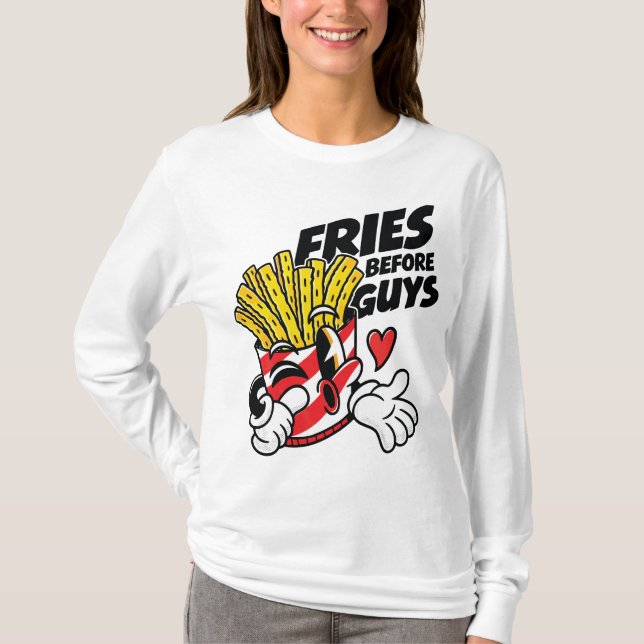 Camiseta Batata Frita Antes de Cara – Batata Frita de Desen (Frente)