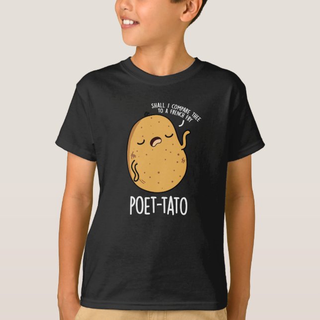Camiseta Batata Frita de Batata Negra (Frente)