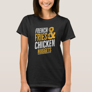 Camiseta Batata Frita e Nuggets de Frango