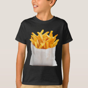 Camiseta Batata Frita Frita Festa de Halloween Fantasia de