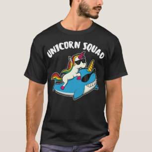 Camiseta Batata-fritas de animais da Esquadra Narwhal Unico
