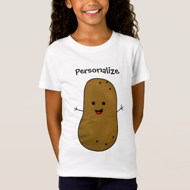 Camiseta Batata Marrom Personalizada (Frente)