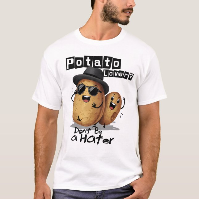 Camiseta Batata não seja um chapéu (Frente)