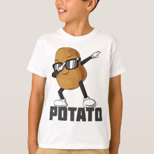 Camiseta Batata Orgulhosa Dabbing Vestindo óculos escuros