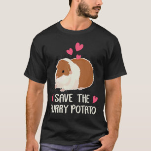 Camiseta Batata Peluda de Porquinho-da-Índia Para Porquinho
