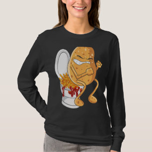 Camiseta Batata Pooping Fries Franceses Fritas Batatas Frit