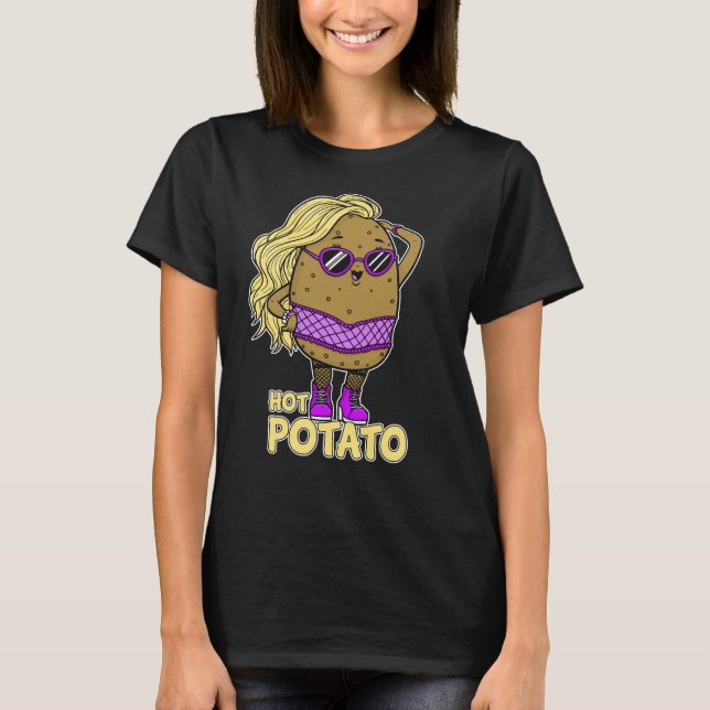 Camiseta Batata Quente Engraçada (Frente)