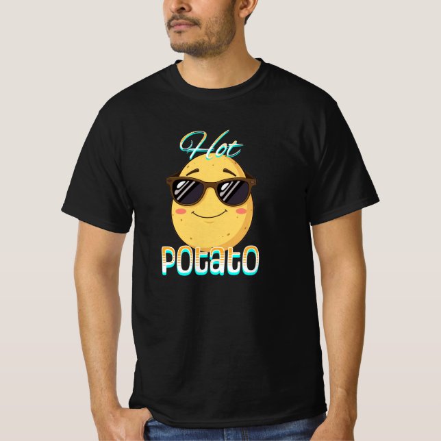 Camiseta Batata quente | Funny Potato Pun (Frente)
