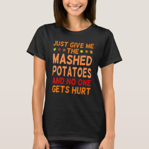 Camiseta Batatas amassadas Turcas Homens da Família de Ação