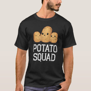 Camiseta Batatas Batateiras Batatas Vegetais Gráfico de Éte