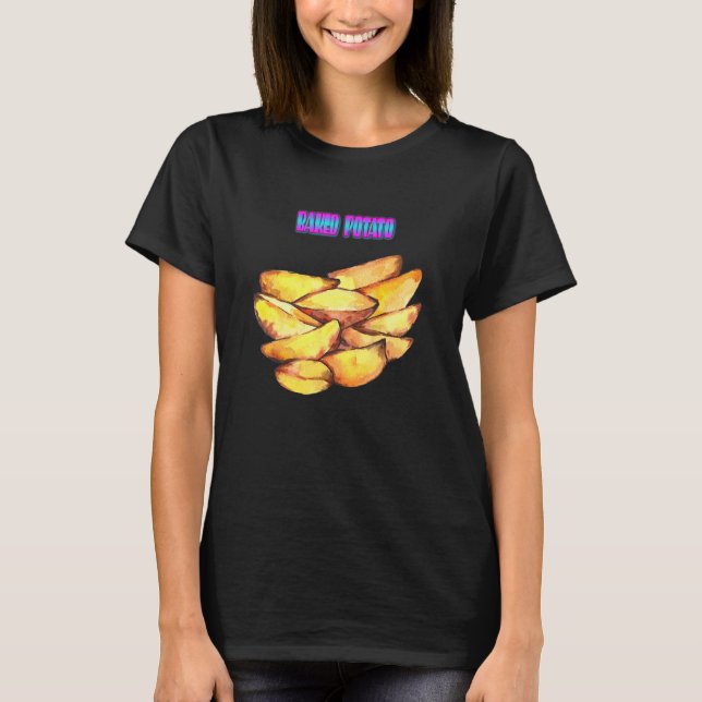 Camiseta Batatas de Batata Feita Funny (Frente)