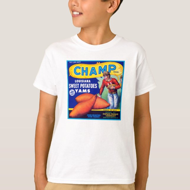 Camiseta Batatas Doce Champ Louisiana (Frente)