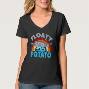 Camiseta Batatas flutuantes Vintage Manatee
