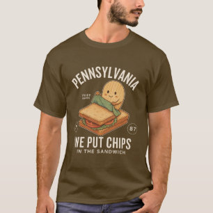 Camiseta batatas fritas da Pensilvânia