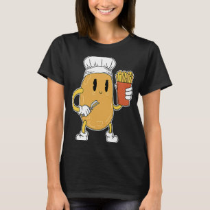 Camiseta Batatas fritas de batata frita, batata-frita-pelíc