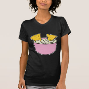 Camiseta batatas fritas em dip