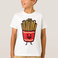 Batatas fritas felizes