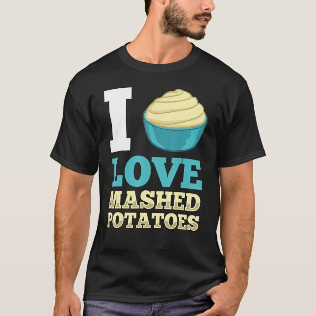 Camiseta Batatas lavadas de batata lavadas de alho de batat (Frente)