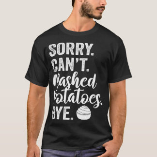 Camiseta Batatas lavadas de batata lavadas de alho de batat