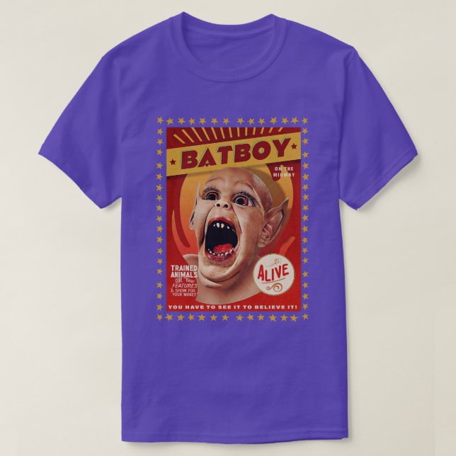 Camiseta Batboy Freak Showstyle Poster (Frente do Design)