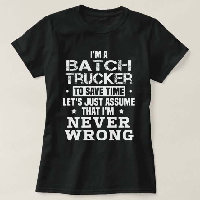 Camiseta Batch Trucker (Frente do Design)