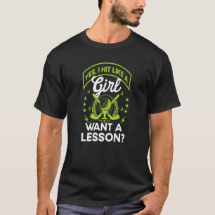 Camiseta Bate Como Uma Garota Quer Uma Lição Jogador De Gol