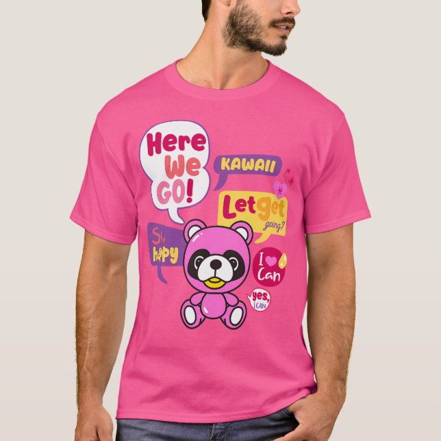 Camiseta Bate-papo com o urso (Frente)