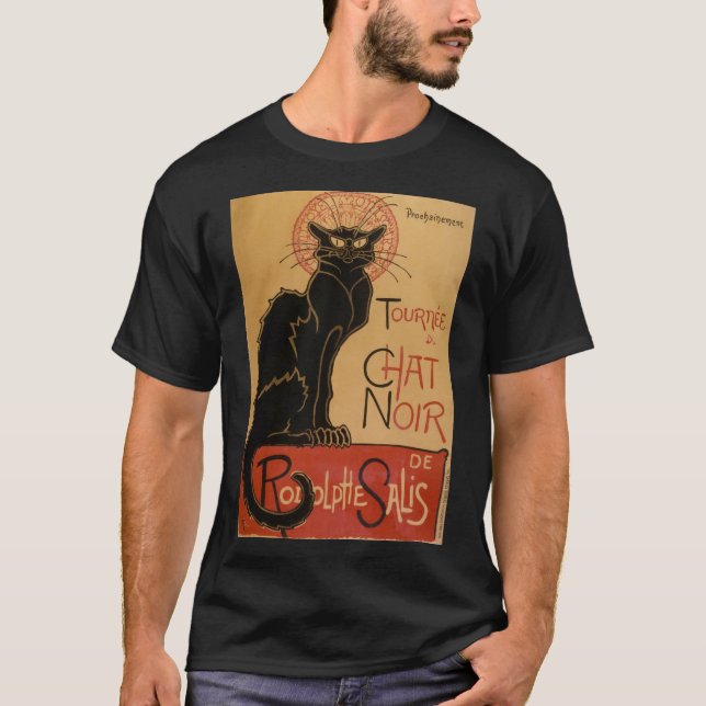 Camiseta Bate-papo do Le Noir - Steinlen (Frente)