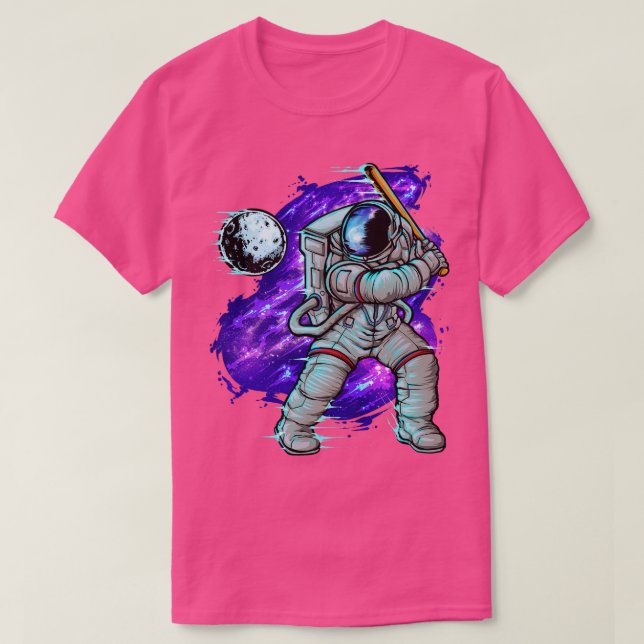 Camiseta Batedor Astronauta Baseball (Frente do Design)