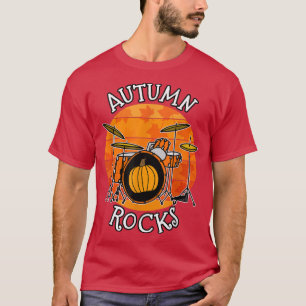 Camiseta Batedor de Queda, Rochas de outono, Professor de T