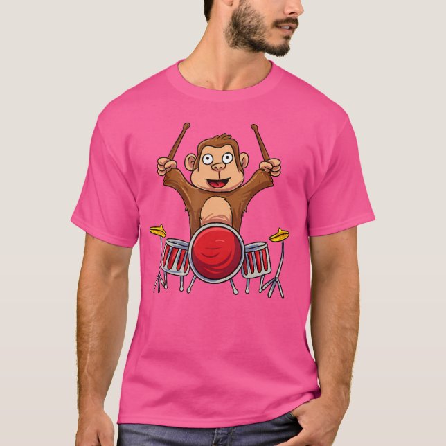 Camiseta Batedor de Tambores de Macaco (Frente)