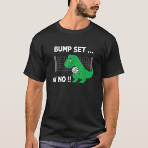 Camiseta Batedor de Voleibol Sad T Rex Dinossaur