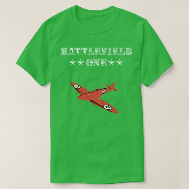 Camiseta Batefield WorldUm Barão Vermelho (Frente do Design)