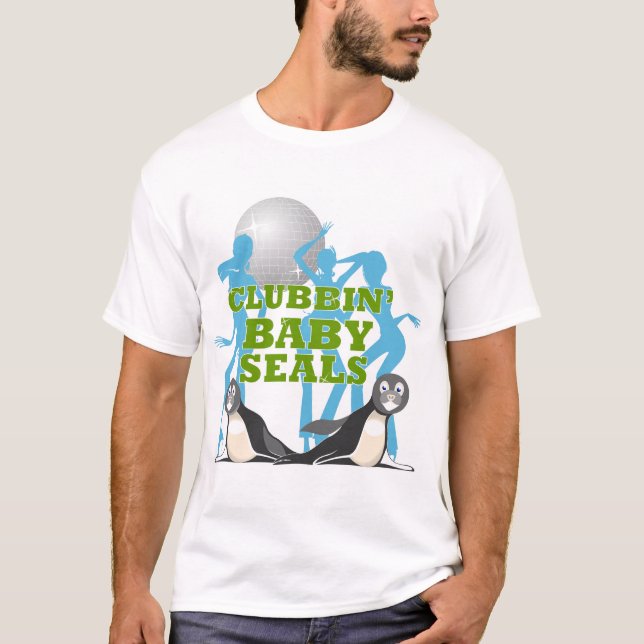 Camiseta Batendo selos de bebê (Frente)