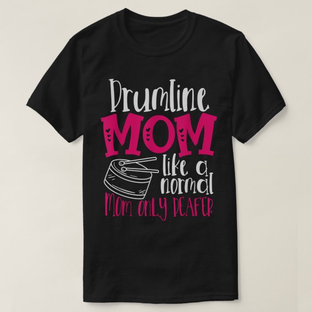 Camiseta Bater Mamãe Como Uma Mãe Normal Só Surpreende Mãe (Frente do Design)