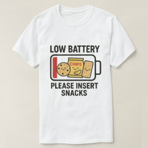 Camiseta Bateria Baixa Insira Snacks