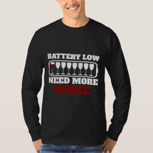Camiseta Bateria Baixo Precisa De Mais Vinhos Vinho Bebê De