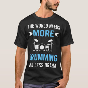 Camiseta Bateria Bateria Bateria Bateria Menos Drama