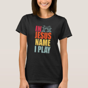 Camiseta Bateria Baterista Tocando Percussão Jesus Cristão