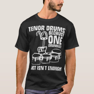 Camiseta Bateria de Marcha Escolar Tambores Tenor Baterista