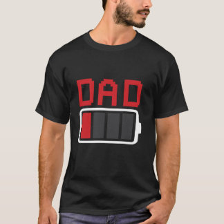 Camiseta Bateria de pai no Dia dos Pais Inferiores