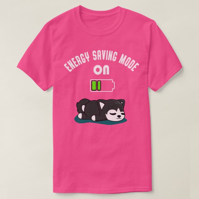 Camiseta Bateria de Rouco cega de baixo consumo de energia (Frente do Design)