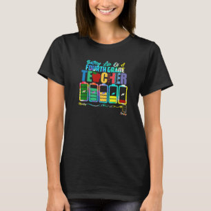 Camiseta Bateria De Vida Um Professor De Quarto Grau De Vol
