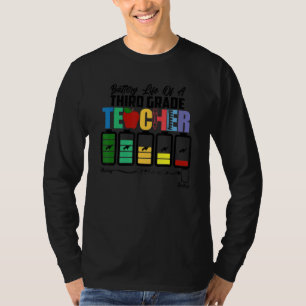 Camiseta Bateria De Vida Um Professor De Terceiro Grau De V