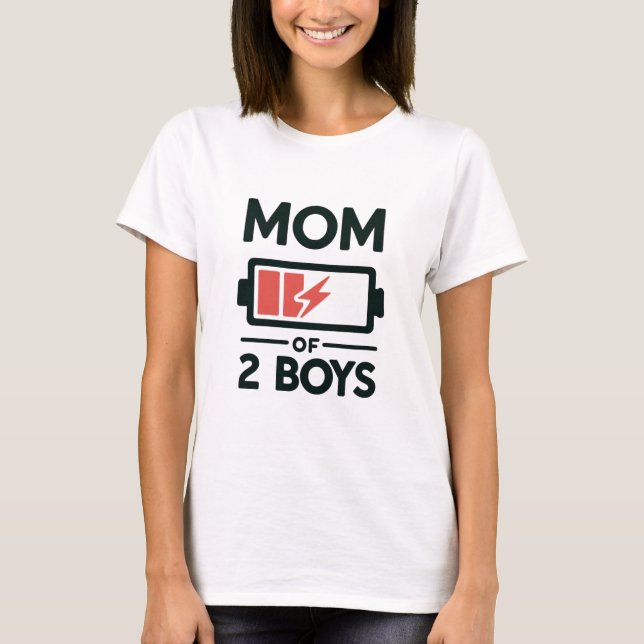 Camiseta Bateria derreteu Mãe de Meninos Engraçados Mães Vi (Frente)