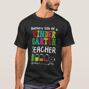 Camiseta Bateria do professor do jardim de infância Ins do